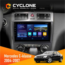  Штатна магнітола Mercedes-Benz C-klasse (W203) 2004-2007 AMP Cyclone C9006 4x64, DSP, DVR