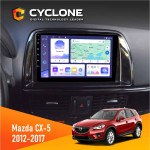 Штатная магнитола Mazda CX-5 2012-2017 Cyclone C9-011 4x64, DSP