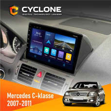 Штатна магнітола Mercedes-Benz C-klasse (W204) 2007-2011 Cyclone C9006 4x64, DSP, DVR