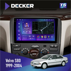 Штатная магнитола Volvo S80 1999-2004 Decker TS9004 TS 6x128, DSP 4G, 2k