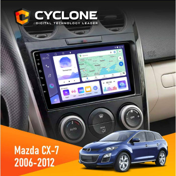 Штатна магнітола Mazda CX-7 2006-2012 Cyclone C9-011 4x64, DSP