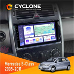 Штатная магнитола Mercedes-Benz B-Class (W245) 2005-2011 Cyclone C9-011 4x64, DSP
