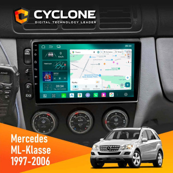 Штатная магнитола Mercedes-Benz ML-Class (W163) 1997-2006 AMP Cyclone C9-013 4x64 DSP 4G