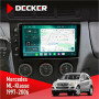 Штатная магнитола Mercedes-Benz ML-Klasse (W163) 1997-2006 AMP Decker D9004 6x128, DSP 360, 2k