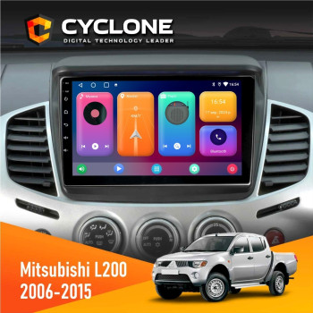 Штатная магнитола Mitsubishi L200 2006-2015 Cyclone C9CPL 2x32