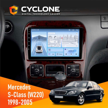 Штатна магнітола Mercedes-Benz S-Class (W220) 1998-2005 Most Cyclone C9-012 4x64 DSP 4G