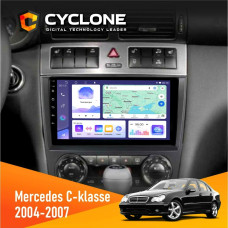  Штатна магнітола Mercedes-Benz C-klasse (W203) 2004-2007 AMP Cyclone C9008 4x64, DSP