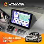Штатная магнитола Mercedes-Benz C-Class (W204) 2007-2011 Cyclone C9-011 4x64, DSP