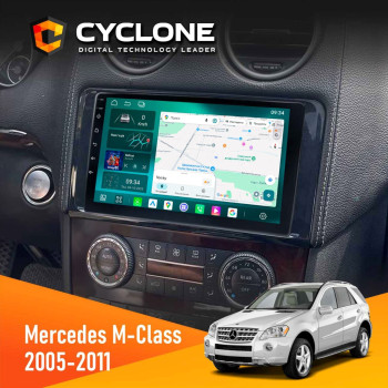 Штатная магнитола Mercedes-Benz M-Class (W164) 2005-2011 Cyclone C9-013 4x64 DSP 4G