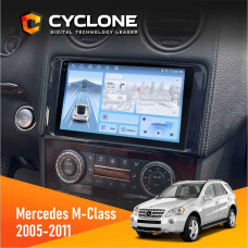 Штатная магнитола Mercedes-Benz M-Class W164 2005-2011 Cyclone C9009 4x64, DSP, 4G, 2k