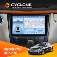 Штатная магнитола Mercedes-Benz W211 2002-2009 Cyclone C9009 4x64, DSP, 4G, 2k