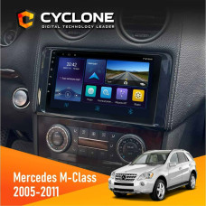  Штатна магнітола Mercedes-Benz M-Class W164 2005-2011 AMP Cyclone C9006 4x64, DSP, DVR