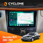 Штатная магнитола Mercedes-Benz E-Class (W211) 2002-2009 AMP Cyclone C9-013 4x64 DSP 4G