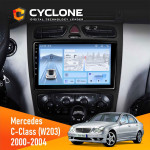 Штатная магнитола Mercedes-Benz C-Class (W203) 2000-2004 Cyclone C9-012 4x64 DSP 4G