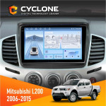 Штатная магнитола Mitsubishi L200 2006-2015 Cyclone C9-012 4x64 DSP 4G
