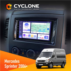 Штатная магнитола Mercedes-Benz Sprinter (W906) 2006+ Cyclone C9008 4x64, DSP