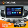 Штатная магнитола Mitsubishi L200 2006-2015 Cyclone C9006 4x64, DSP, DVR
