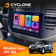  Штатна магнітола Mitsubishi Pajero 1999-2006  Cyclone C9CPL 2x32