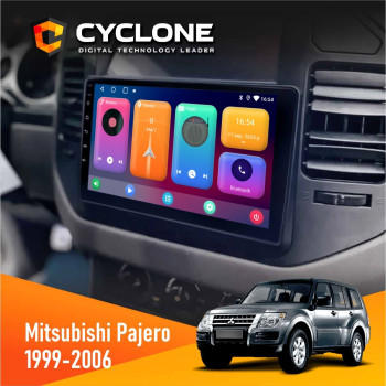 Штатная магнитола Mitsubishi Pajero 1999-2006  Cyclone C9CPL 2x32