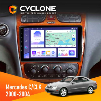 Штатна магнітола Mercedes-Benz C-Class (W203) 2000-2004 Cyclone C9-011 4x64, DSP
