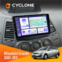 Штатная магнитола Mitsubishi Grandis 2003-2011 Cyclone C9008 4x64, DSP
