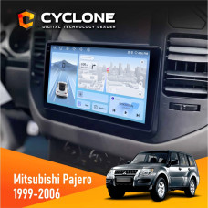 Штатная магнитола Mitsubishi Pajero 1999-2006 Cyclone C9009 4x64, DSP, 4G, 2k