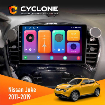  Штатна магнітола Nissan Juke 2011-2019 Cyclone C9CPL 2x32