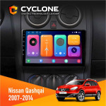 Штатна магнітола Nissan Qashqai 2007-2014 Cyclone C9CPL 2x32
