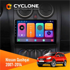 Штатная магнитола Nissan Qashqai 2007-2014 360 Cam Cyclone C9CPL 2x32