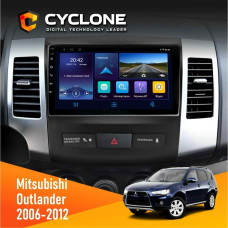  Штатна магнітола Mitsubishi Outlander XL 2006-2012 AMP Cyclone C9006 4x64, DSP, DVR