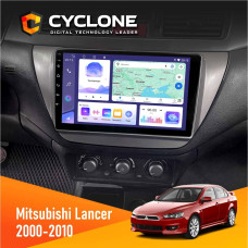 Штатная магнитола Mitsubishi Lancer 9 2000-2010 Cyclone C9008 4x64, DSP