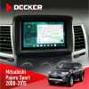 Штатная магнитола Mitsubishi Pajero Sport 2008-2015 Decker D9004 6x128, DSP 360, 2k
