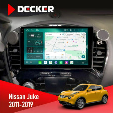 Штатна магнітола Nissan Juke 2011-2019 Decker D9004 6x128, DSP 360, 2k