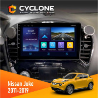 Штатная магнитола Nissan Juke 2011-2019 Cyclone C9006 4x64, DSP, DVR