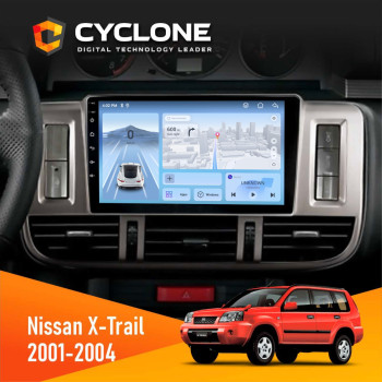 Штатна магнітола Nissan X-Trail 2001-2004 Cyclone C9-012 4x64 DSP 4G
