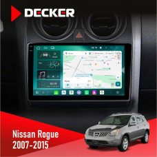 Штатна магнітола Nissan Rogue 2007-2015 Decker D9004 6x128, DSP 360, 2k