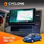Штатная магнитола Nissan Tiida 2004-2012 Cyclone C9-013 4x64 DSP 4G