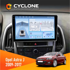 Штатная магнитола Opel Astra j 2009-2017 Cyclone C9009 4x64, DSP, 4G, 2k