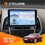 Штатная магнитола Opel Astra j 2009-2017 Cyclone C9009 4x64, DSP, 4G, 2k
