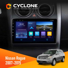  Штатна магнітола Nissan Rogue 2007-2015 Cyclone C9006 4x64, DSP, DVR