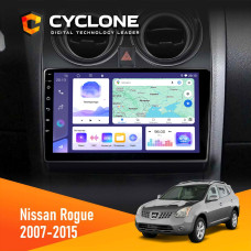 Штатная магнитола Nissan Rogue 2007-2015 Cyclone C9008 4x64, DSP