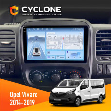Штатная магнитола Opel Vivaro 2014-2019 Cyclone C9009 4x64, DSP, 4G, 2k