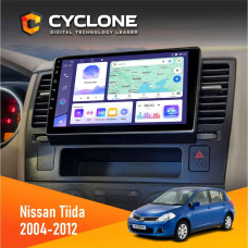 Штатная магнитола Nissan Tiida 2004-2012 Cyclone C9008 4x64, DSP