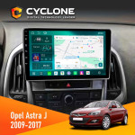 Штатна магнітола Opel Astra j 2009-2017 Cyclone C9-013 4x64 DSP 4G