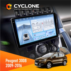 Штатная магнитола Peugeot (3008) 2009-2016 Cyclone C9009 4x64, DSP, 4G, 2k