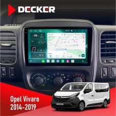 Штатна магнітола Opel Vivaro 2014-2019 Decker D9004 6x128, DSP 360, 2k