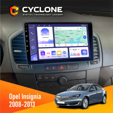 Штатная магнитола Opel Insignia 2008-2013 Cyclone C9008 4x64, DSP