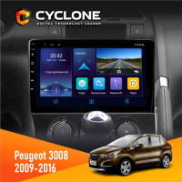  Штатна магнітола Peugeot (3008) 2009-2016 Cyclone C9006 4x64, DSP, DVR