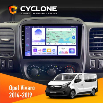 Штатна магнітола Opel Vivaro 2014-2019 Cyclone C9-011 4x64, DSP