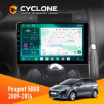 Штатная магнитола Peugeot (5008) 2009-2016 Cyclone C9-013 4x64 DSP 4G